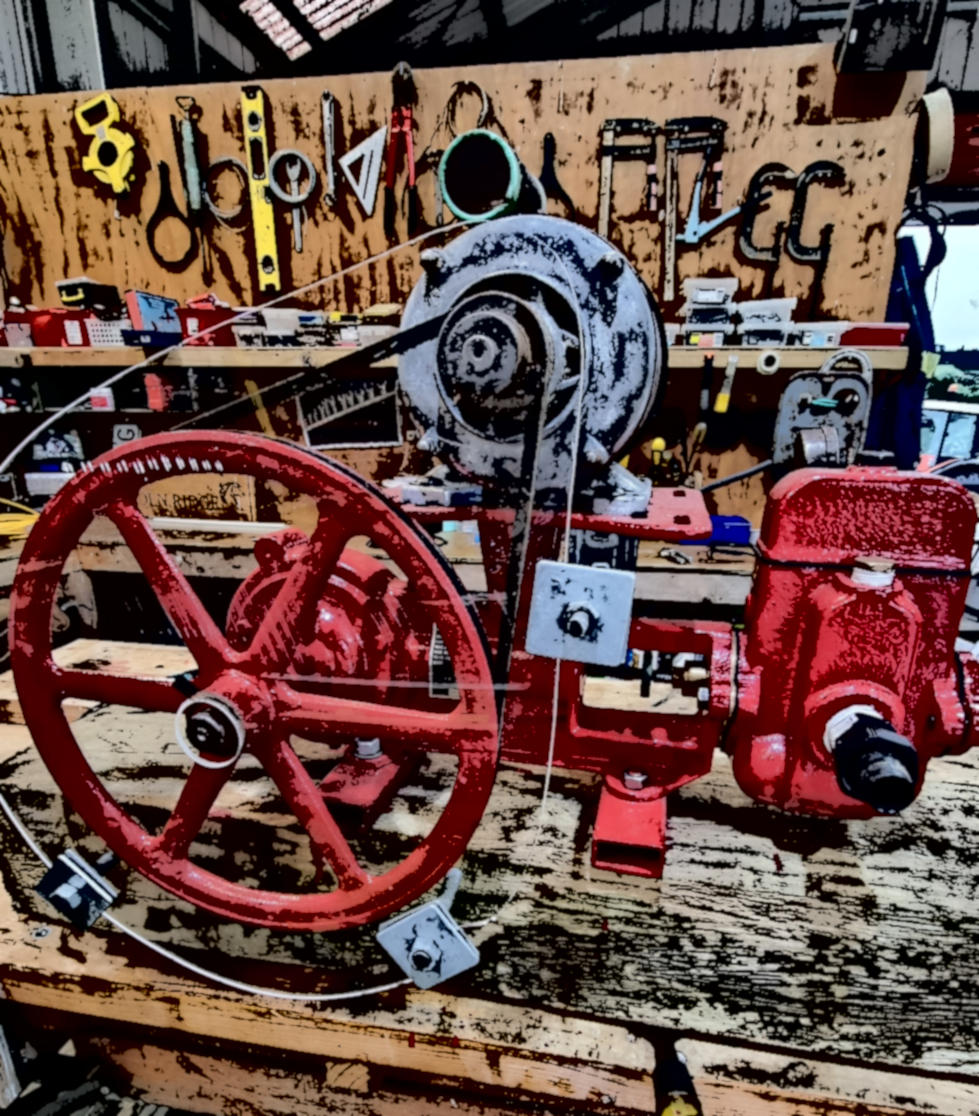 Rural machinery at work